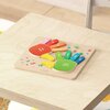 Flash Furniture Bright Beginnings Commercial Birch Plywood STEM Hand Counting Learning Puzzle Board, Natural, Multi MK-MK01733-GG